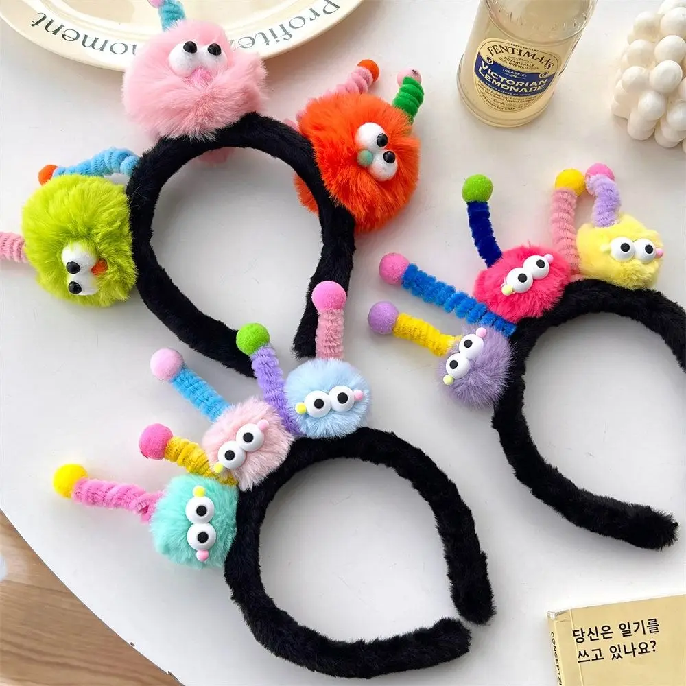 Creative Hair Accessories Ugly Doll Headband Plush Hairbands Funny Hair Hoop Cosplay Korean Style Cartoon Hair Hoop Girls/Female