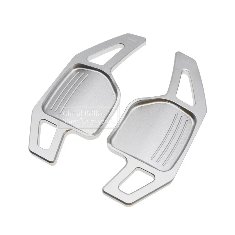 2Pcs Car Steering Wheel DSG Shift Paddle Extension For Audi A3 A4 A5 A6 A7 A8 Q5 Q7 TT S3 S4 S5 R8 2006-2009 2010 2011