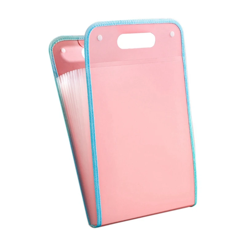 1 buah A4 tas Organ portabel kapasitas besar Folder kertas ujian siswa tas penyimpanan 13 lapisan pengatur berkas berkas 2