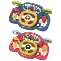 Brinquedo de volante para crianças, Brinquedo motorista com música e luz, Brinquedos educativos para crianças