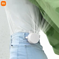 Xiaomi Mijia Leafless Clip Fan Neck Waist Air Cooling Usb 3 Speeds Fan Portable Air Cooler Rechargeable Outdoor Personal Fan