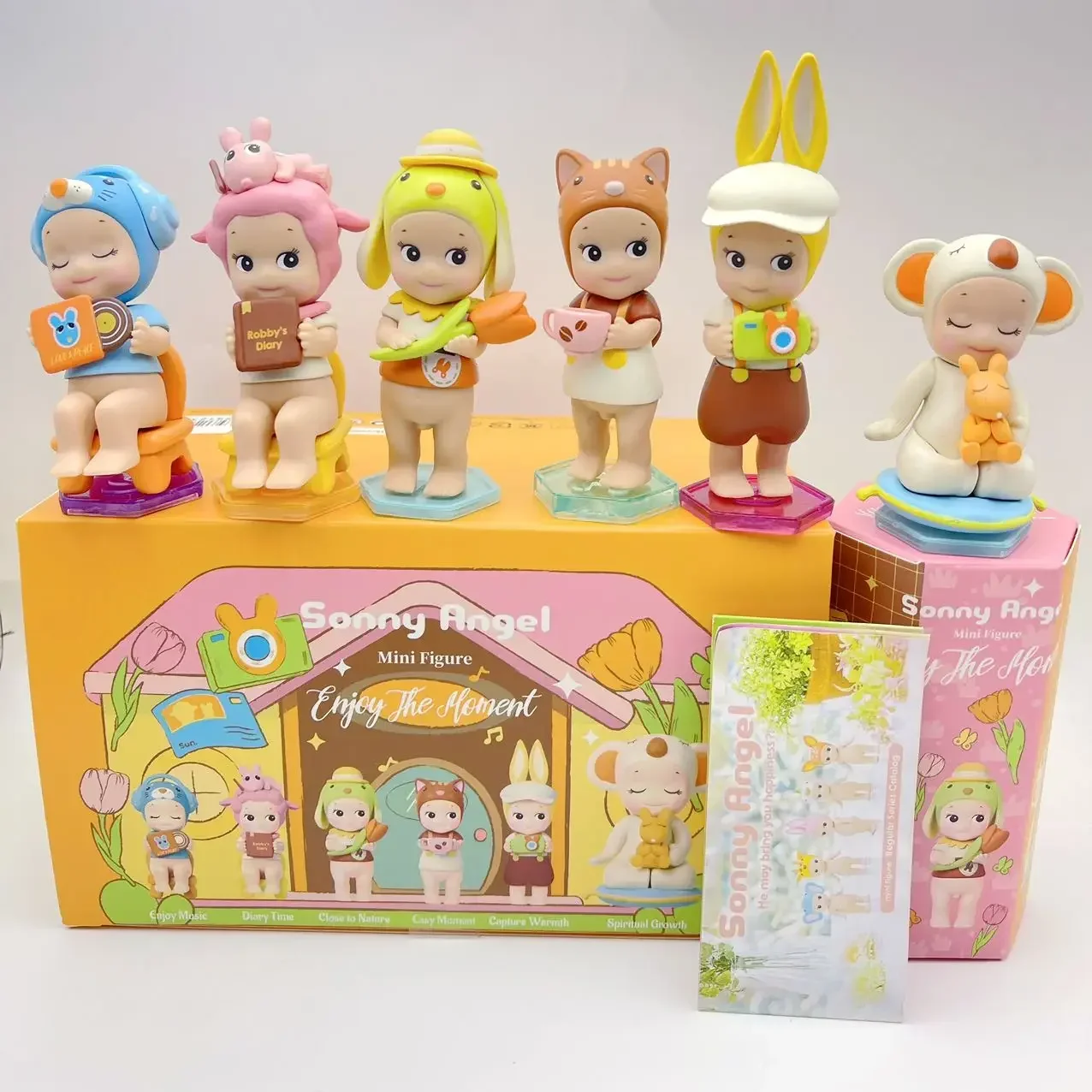 Kawaii سوني الملاك استمتع باللحظة لايف ويل سلسلة شخصيات كرتونية الحلي الدمى المشجعين الأطفال هدية الكريسماس اللعب