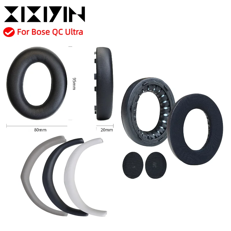 

Replacement Earpads for Bose QC Ultra Headphones Ear Cushion Cover Sleeve Earmuffs Headset Headband