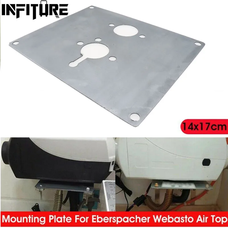 

Air Diesel Heater Base Mounting Bracket Floor Plate Silver for Eberspacher Webasto Propex Car Truck VAN