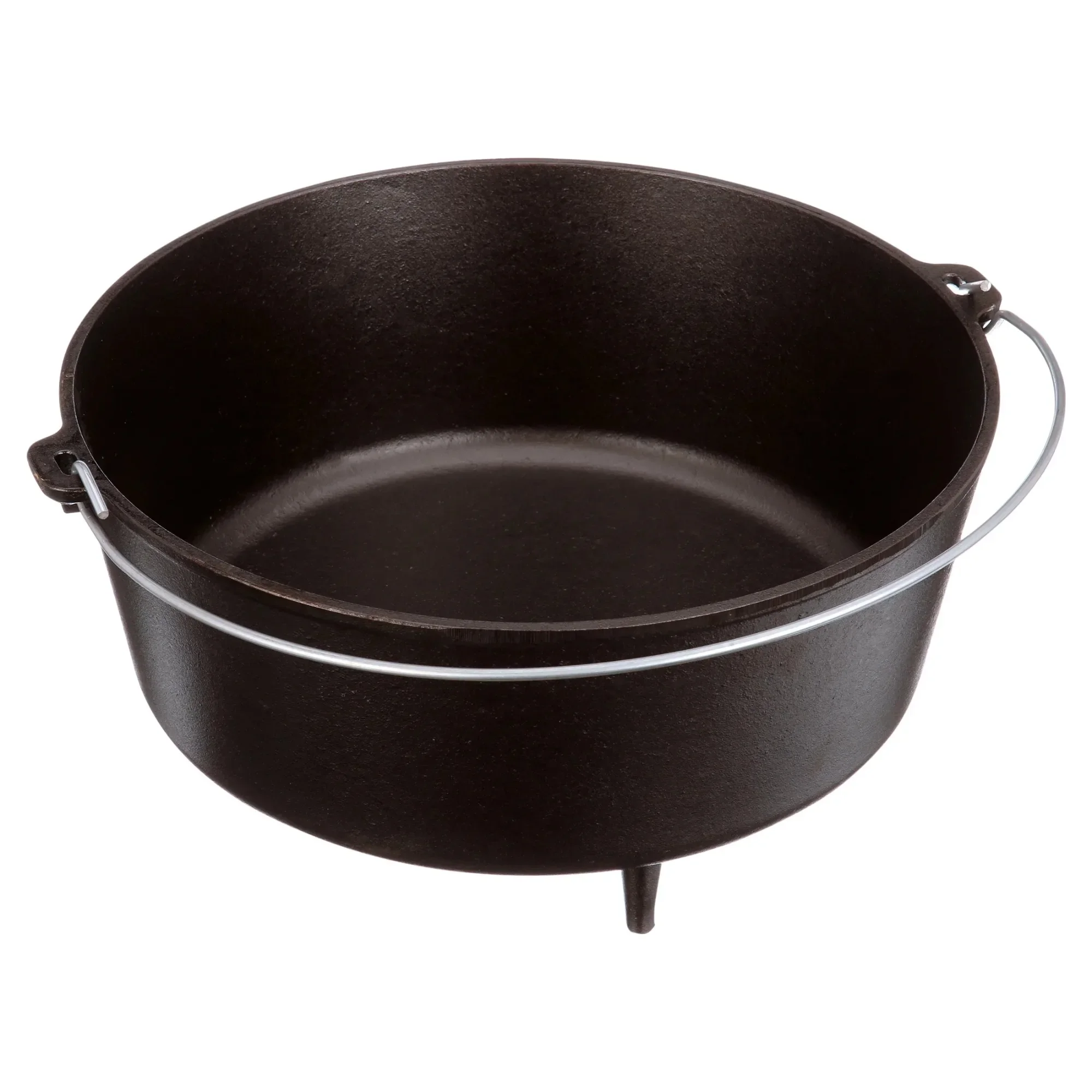 

4 Quart Cast Iron Camp Dutch Oven, with lid