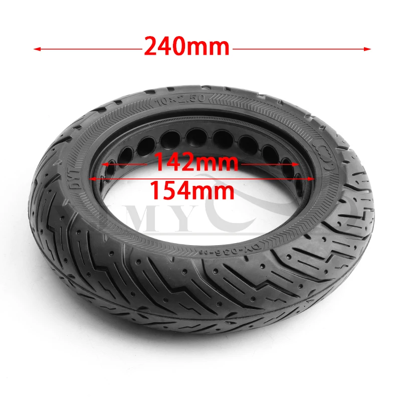 10 Inch 10x2.50 Inner Honeycomb Solid Tire For Xiaomi Electric Scooter Solid Tire 10*2 5 Run-flat Tire