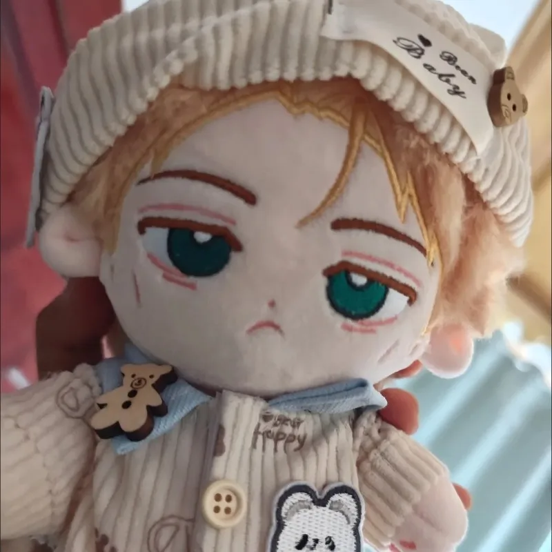 Anime Jujutsu Kaisen Kento Nanami 20cm Cute Soft Cotton Plush Stuffed Doll Body Plushie Toys dress up Clothes Cosplay Gift view 4