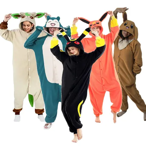 Minions Stitch tutina Dragon Bear Turtle Kigurumi Adult Anime Cartoon Winter pigiama Halloween Cosplay Costume Soft Homewear