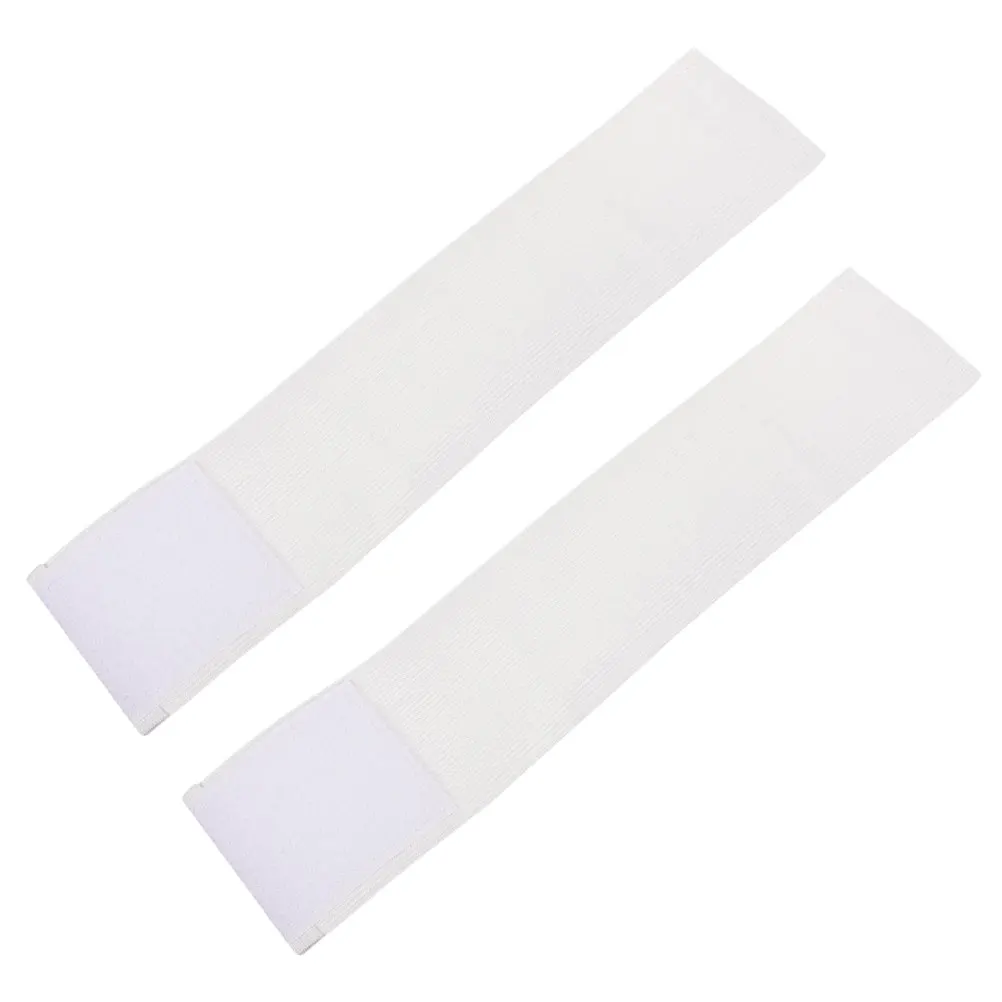 

2pcs Armband White Football Arm Bands Nylon Anti-drop Long Sleeve Blank DIY Soccer Captain Bands Sports Team Uniform