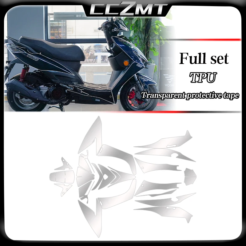 For KYMCO Racing150 RACING 150 racing150 2022 2023 Invisible Car Coat Transparent Stickers Protective Film Modified Accessories