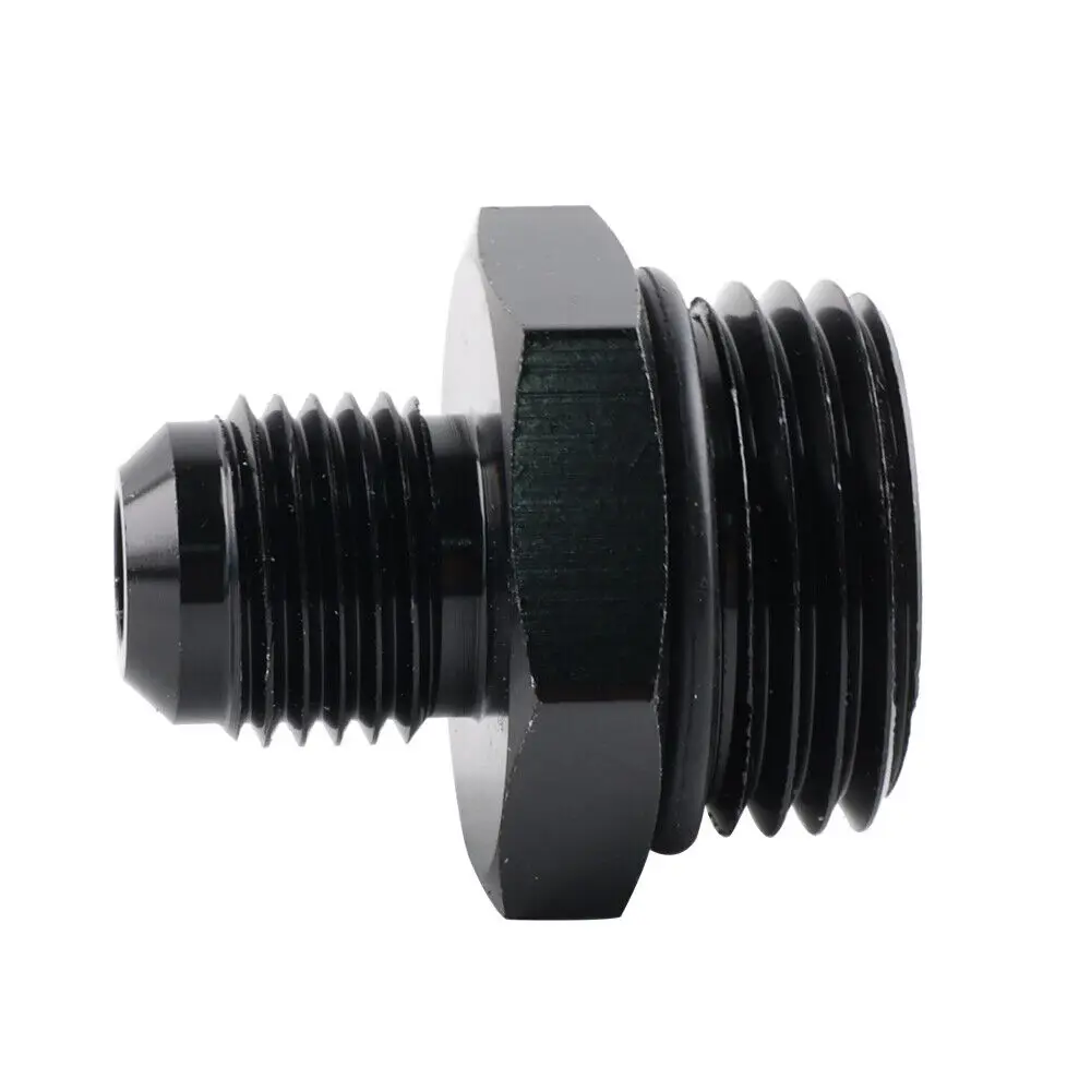 AN4 AN6 AN8 AN10 AN12 AN16 Orb Brandstofslang Fitting Mannelijke Adapter Een Om Een W/O-ring