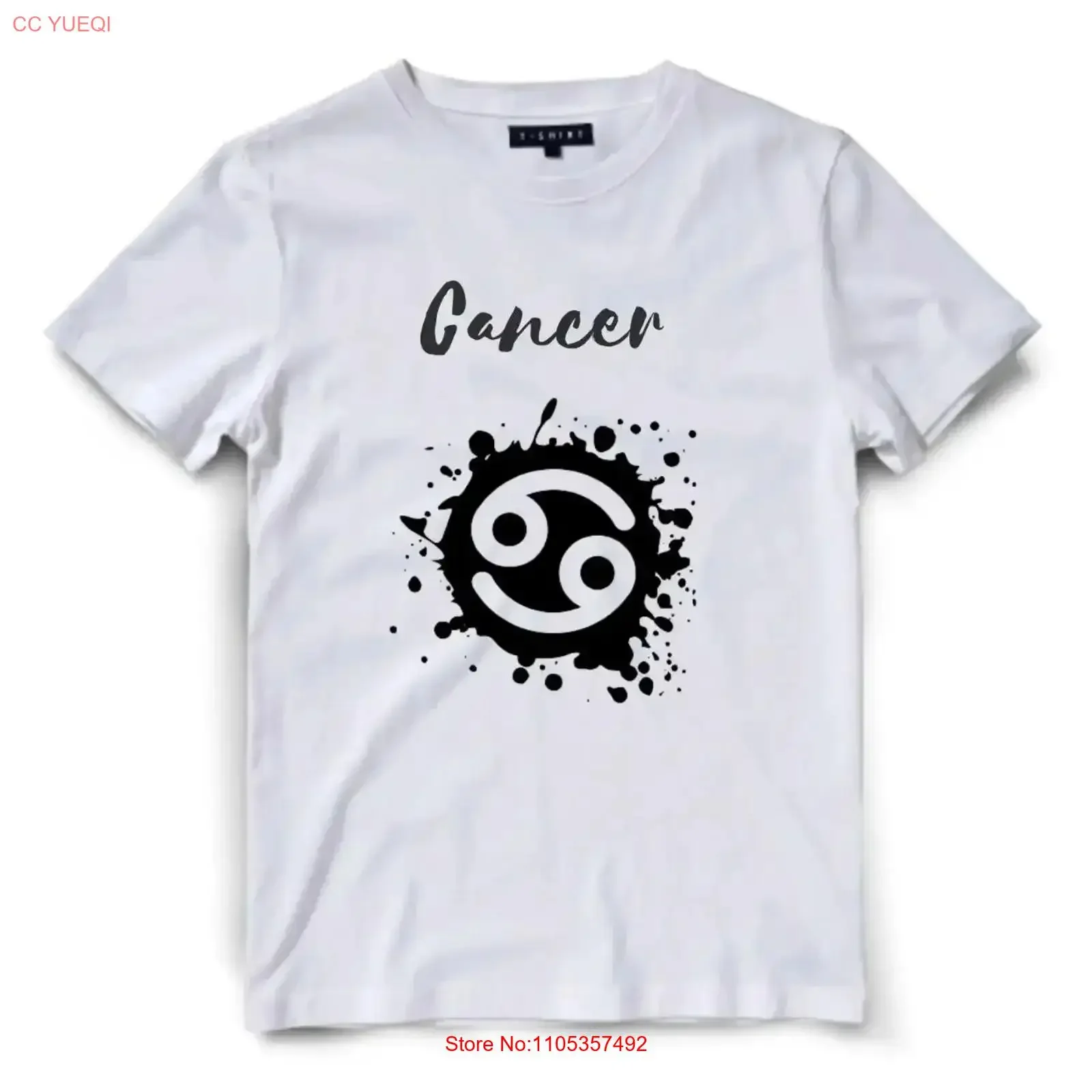 Cancer Astrology T Shirt Zodiac Jersey  vintage Washed Casual Unisex fashion designer clothes Slightly Stretched streetwear