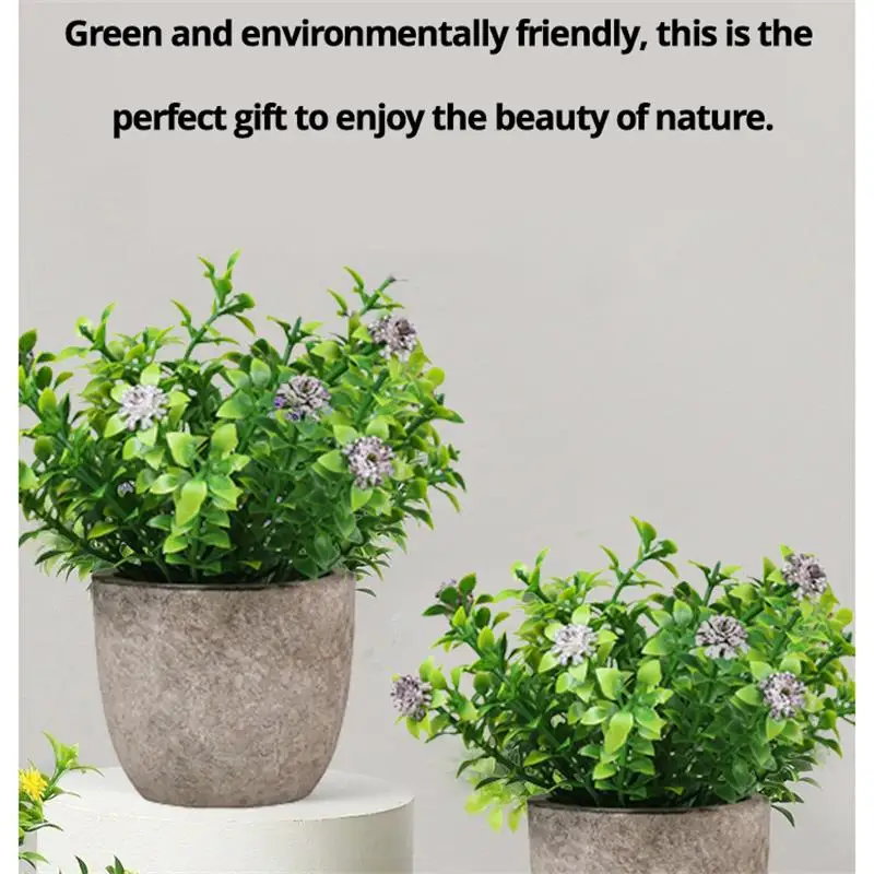 

Mini Artificial Plants Bonsai Mini Simulation Cute Suitable for Office Desktop Decoration Bonsai Gifts