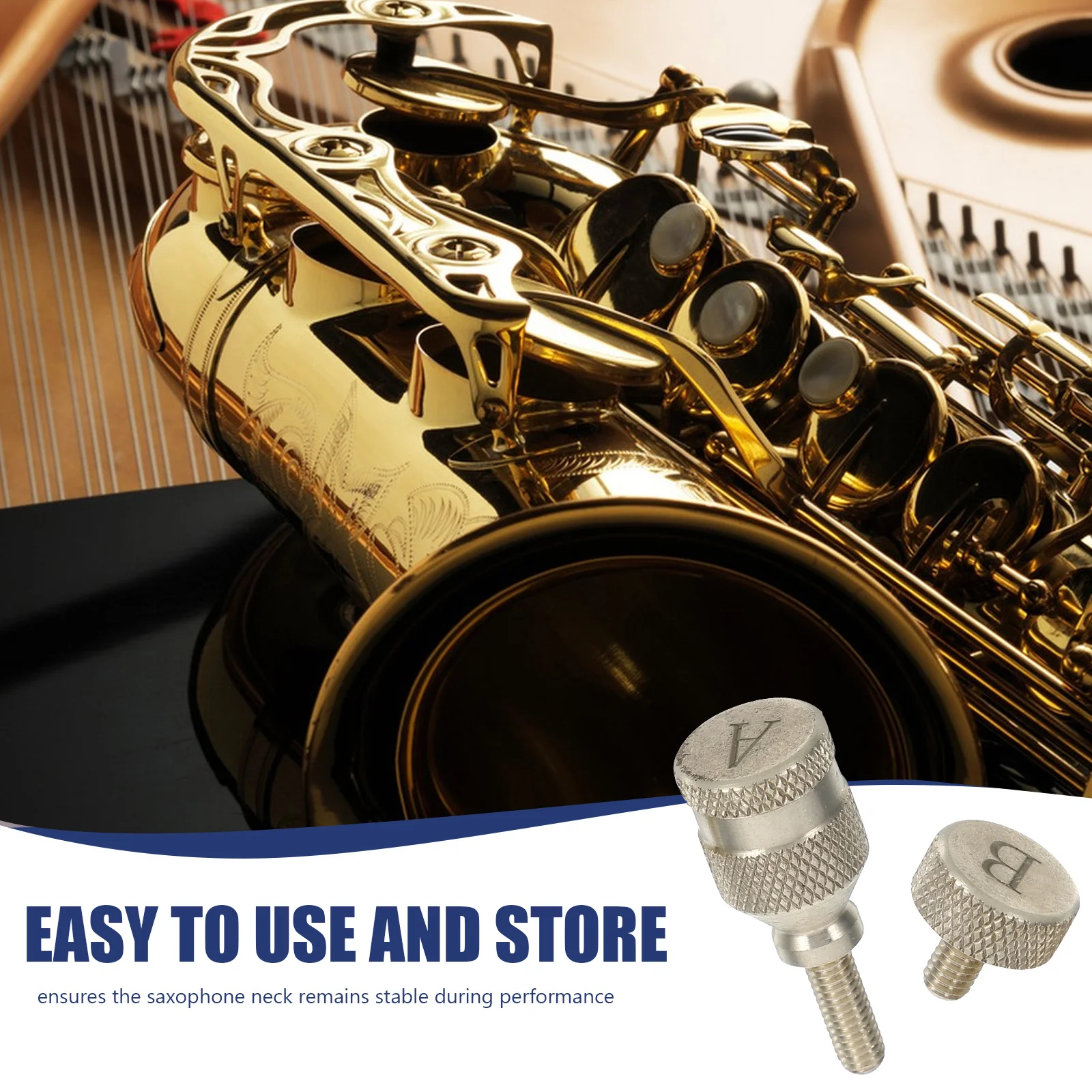 

Saxophone Accessories Neck Screw Instrument Parts and Assortment Fastener Repair Maintenance