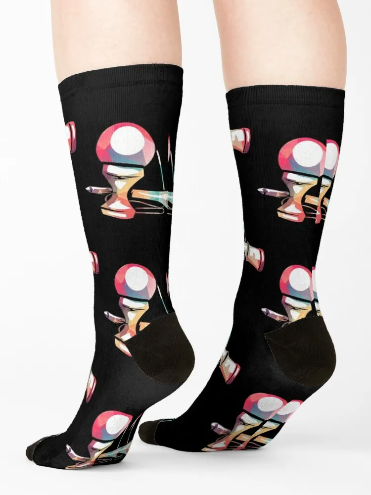 Kendama Socks kawaii crazy sports stockings aesthetic Boy Socks Women's