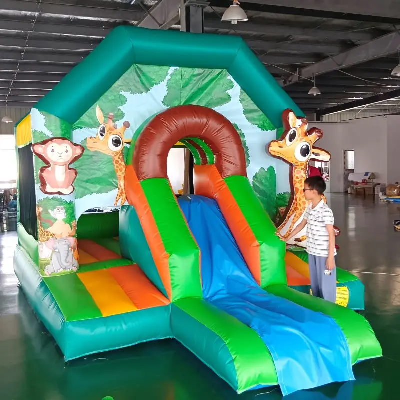 Castelo Inflável de Cervo, Casa de Pular Inflável, Playground Interno para Festas