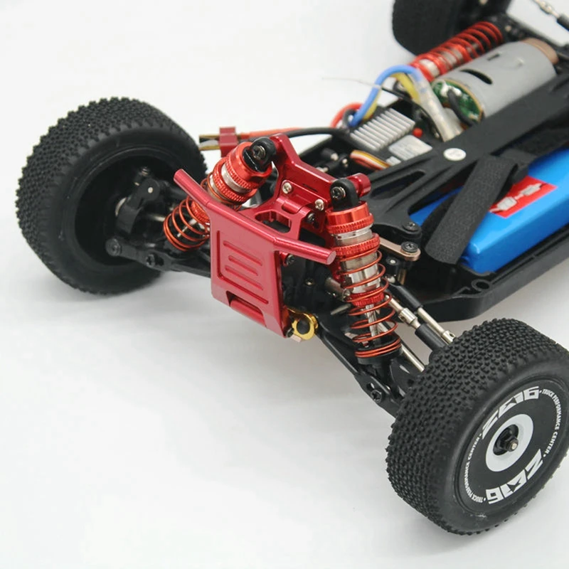 Metal Front & Rear Bumper Shock Tower For 1/12 Wltoys 124018 1/14 LC RACING EMB-DTH RC Car Upgrade Parts