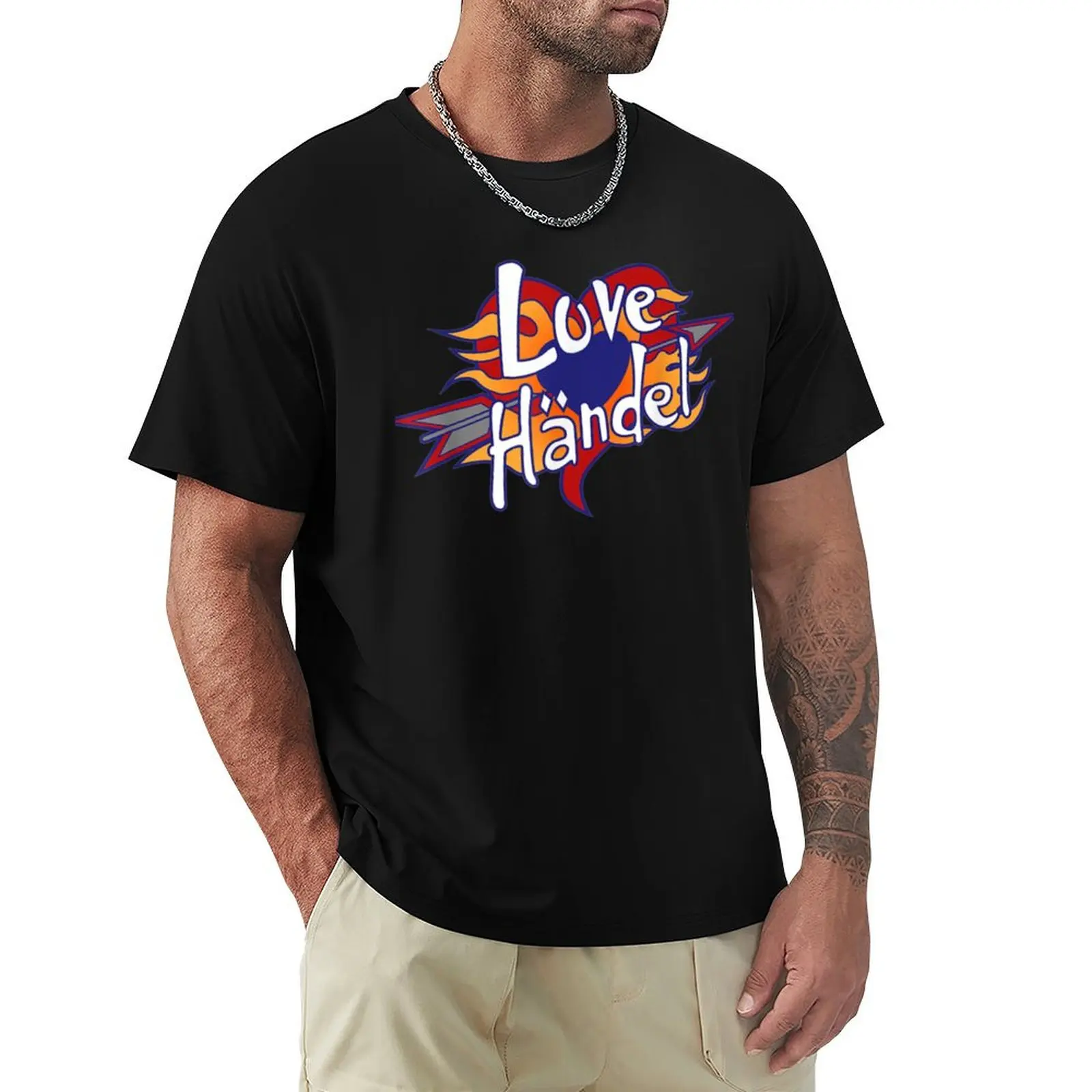 

Love Handle T-Shirt Short sleeve tee anime figures plus sizes tops mens plain t shirts