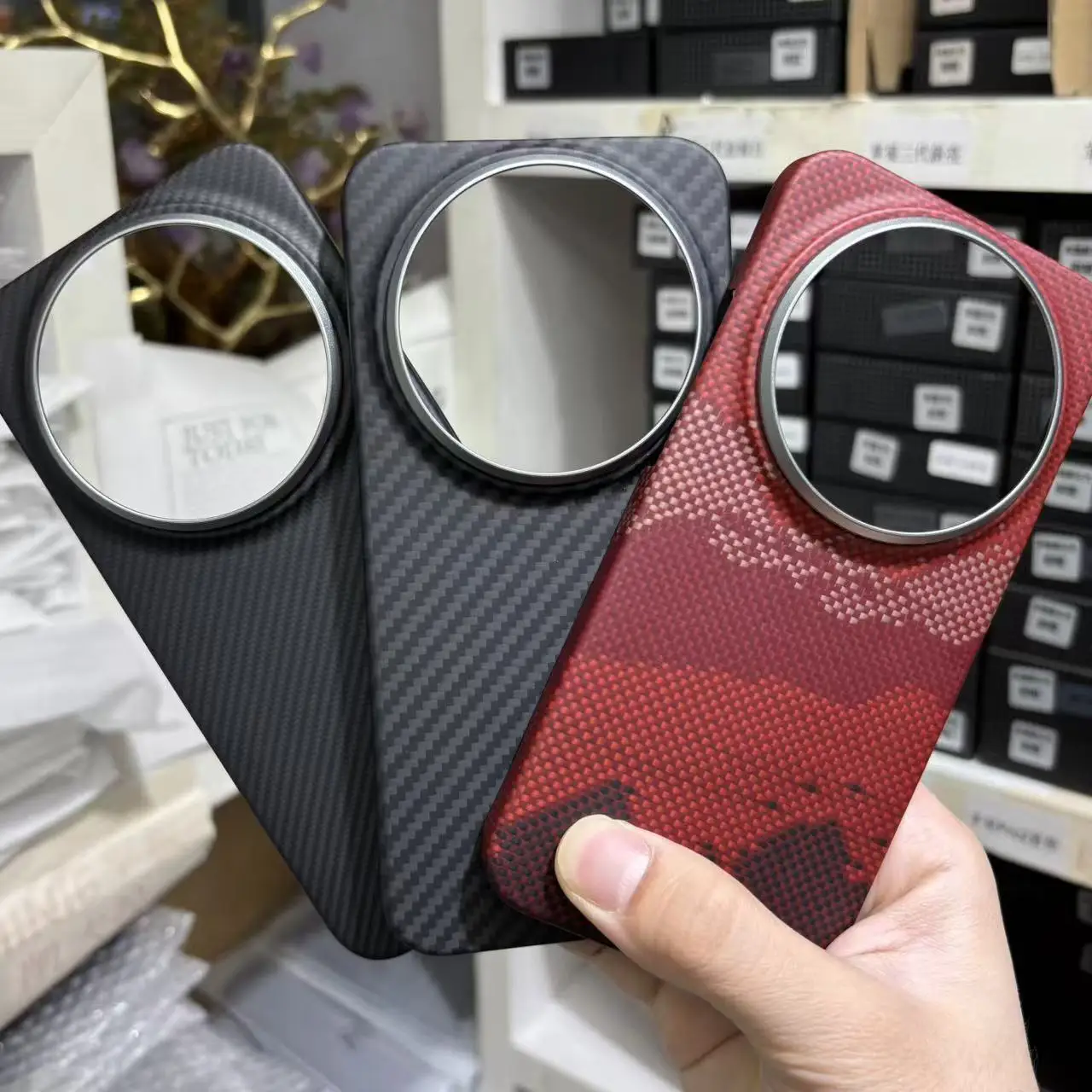 For Xiaomi 17 Ultra 17Ultra Magnetic Anti-fall Carbon Fiber Protective Cover Genuine Aramid Ultra-thin Business Anti-slip Case