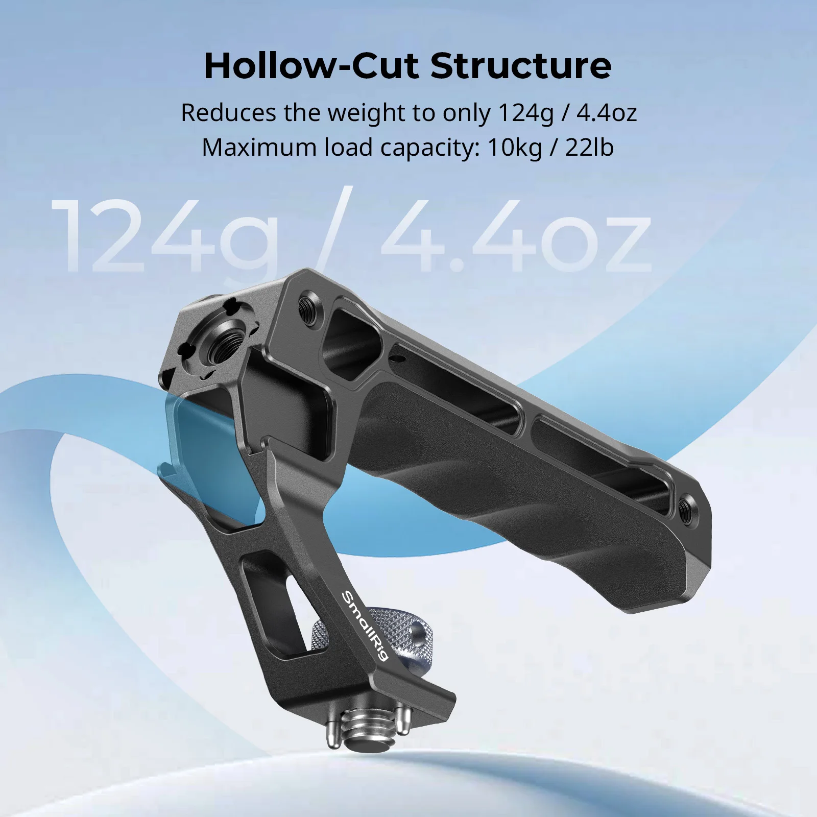 مقبض علوي صغير مع مجموعة دعم الشاشة، متوافق مع الحذاء البارد لكاميرا DSLR للميكروفون وأضواء الفيديو والشاشات-5322