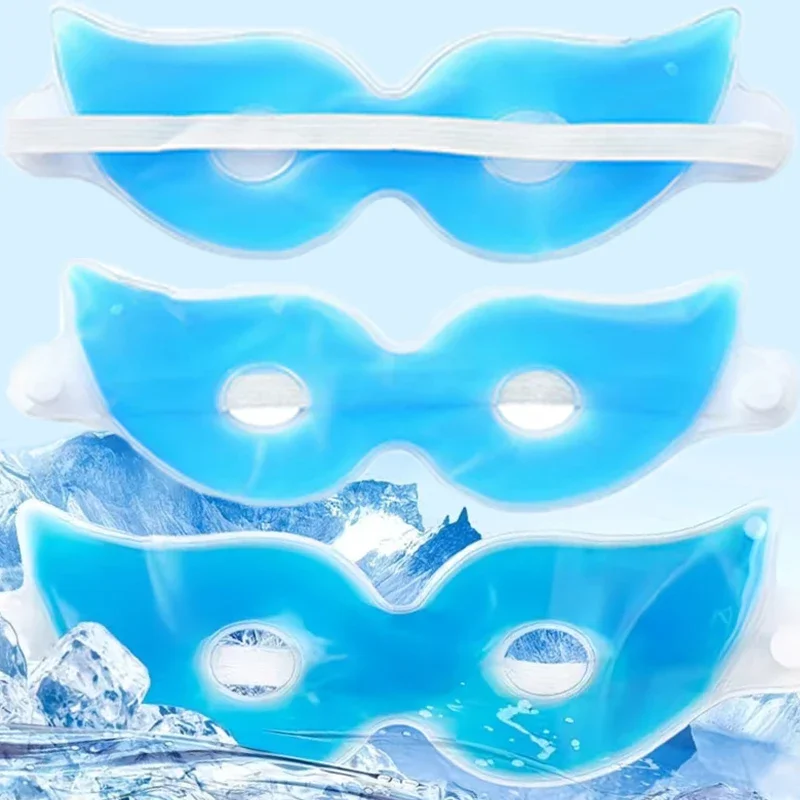 1/10pcs Summer Gel Cool Eye Mask Relieve Eye Fatigue Reusable Cooling Eyes Masks Skin Care Tool Office Eyes Care Home Relaxation view 4