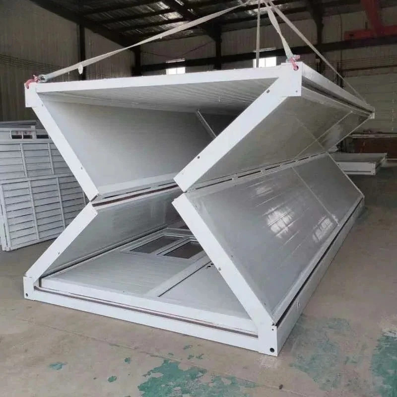 Foldable Cheap Price 2 Storey Small Prefabricated Tiny House Ready Made Mini Modular with Bedroom Prefab Home Villa