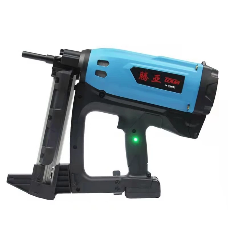 Toua GSN50 Gas Actuated Cordless Nail Gun Pneumatic Tool Construction Tool