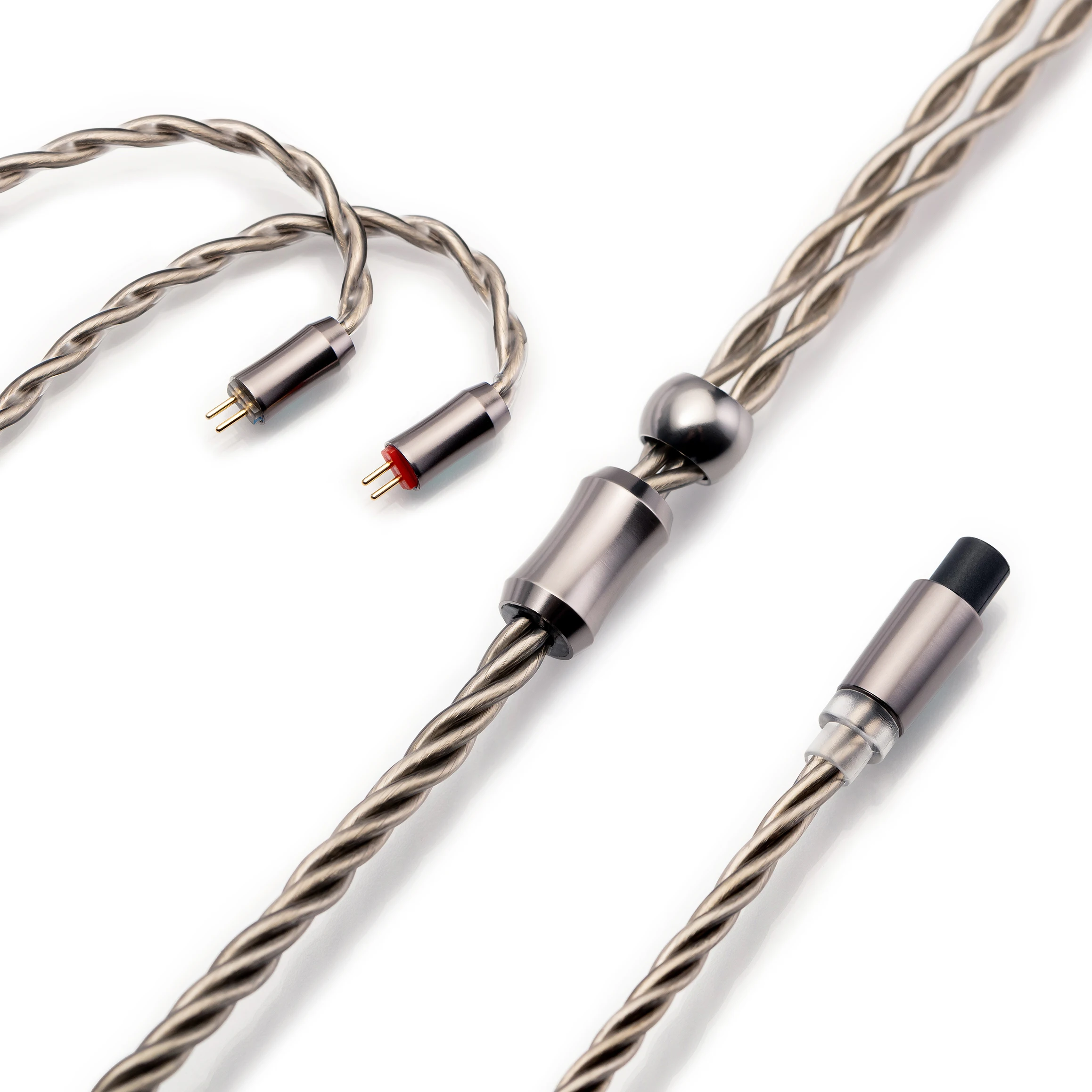 Kinera Dromi Modular Upgrade Cable (2.5+3.5+4.4), 6N OCC with Silver Plated,4 Core Twist Braided, 0.78 2pin / MMCX Connector