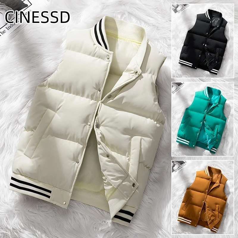 

Senior Cotton Vest Jacket Men Autumn Warm Sleeveless Jackets Male New Winter Casual Waistcoat Couple Vests Plus Size 8xl Down