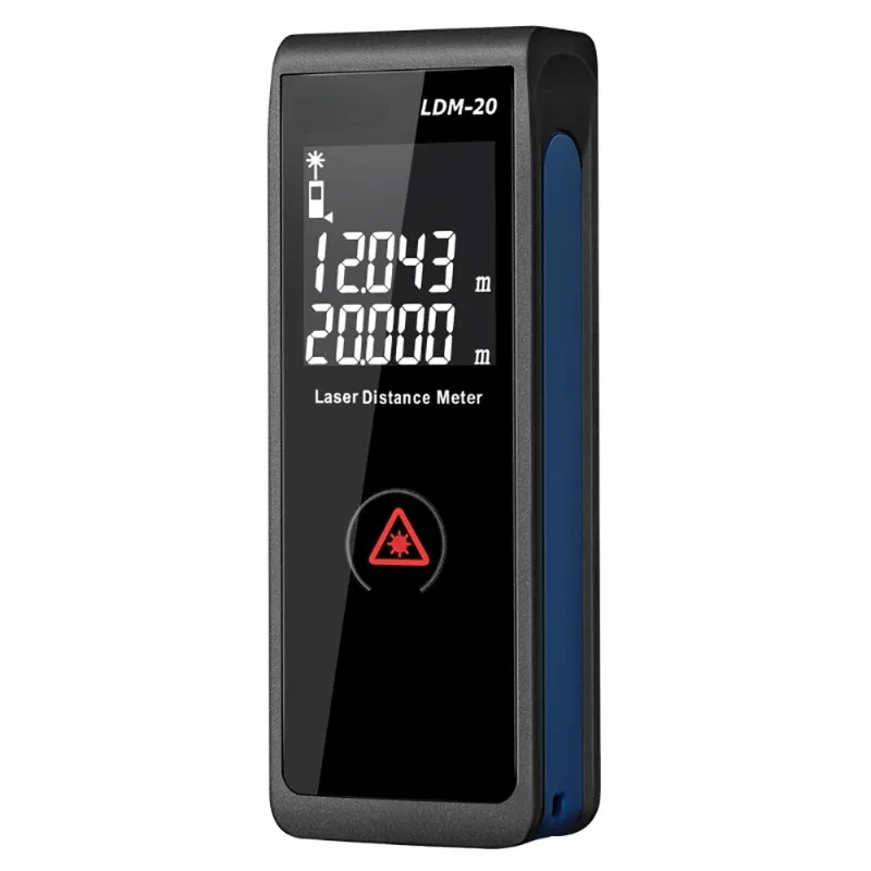 

MINI Laser Distance Meter Rangefinder Measure with Highlight LCD Display LDM-20 65ft/20m