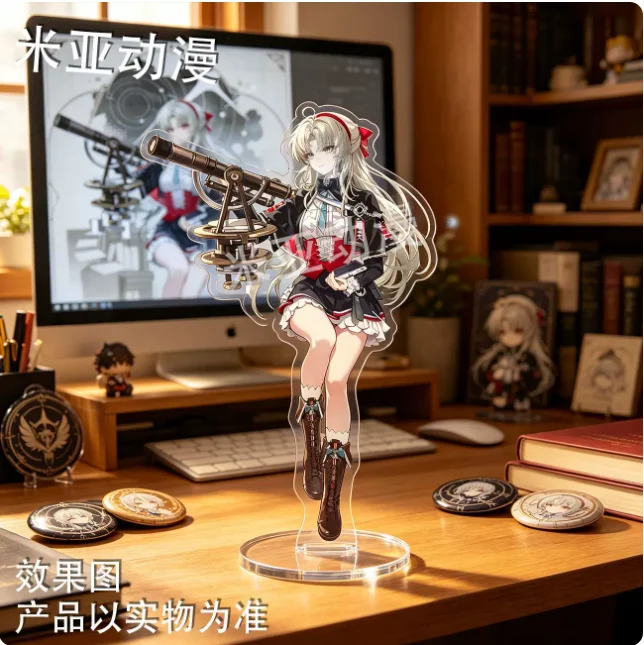 Anime Wuthering Waves Carlotta Carlotta Montel Iuno Acrylic Stand Figure Model Plate Cosplay Collection Desktop Decor Gifts XTRJ