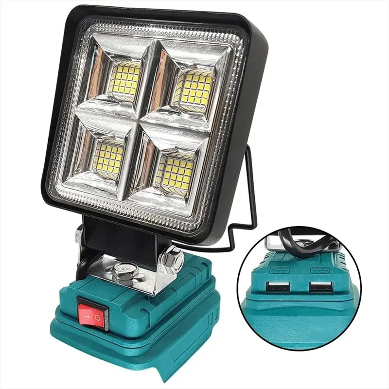 AB41-64 LED Cordless Work Light, 4 Inch Spotlight, Rechargeable Light For 18V Battery
