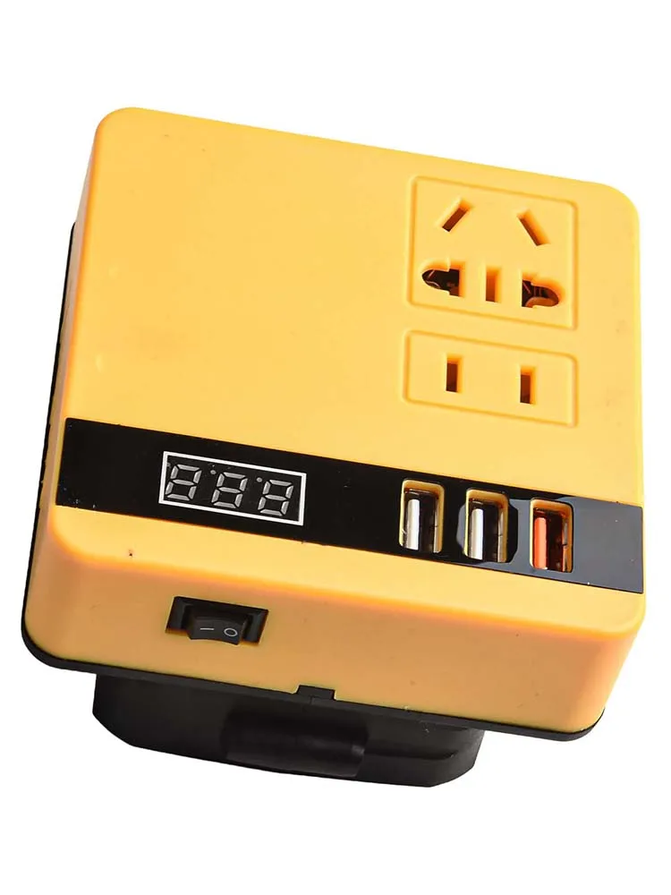 다기능 인버터 AC220V/DC5V/12V 인버터 실외 작업 일정한 온도 충전 대류 열 방출