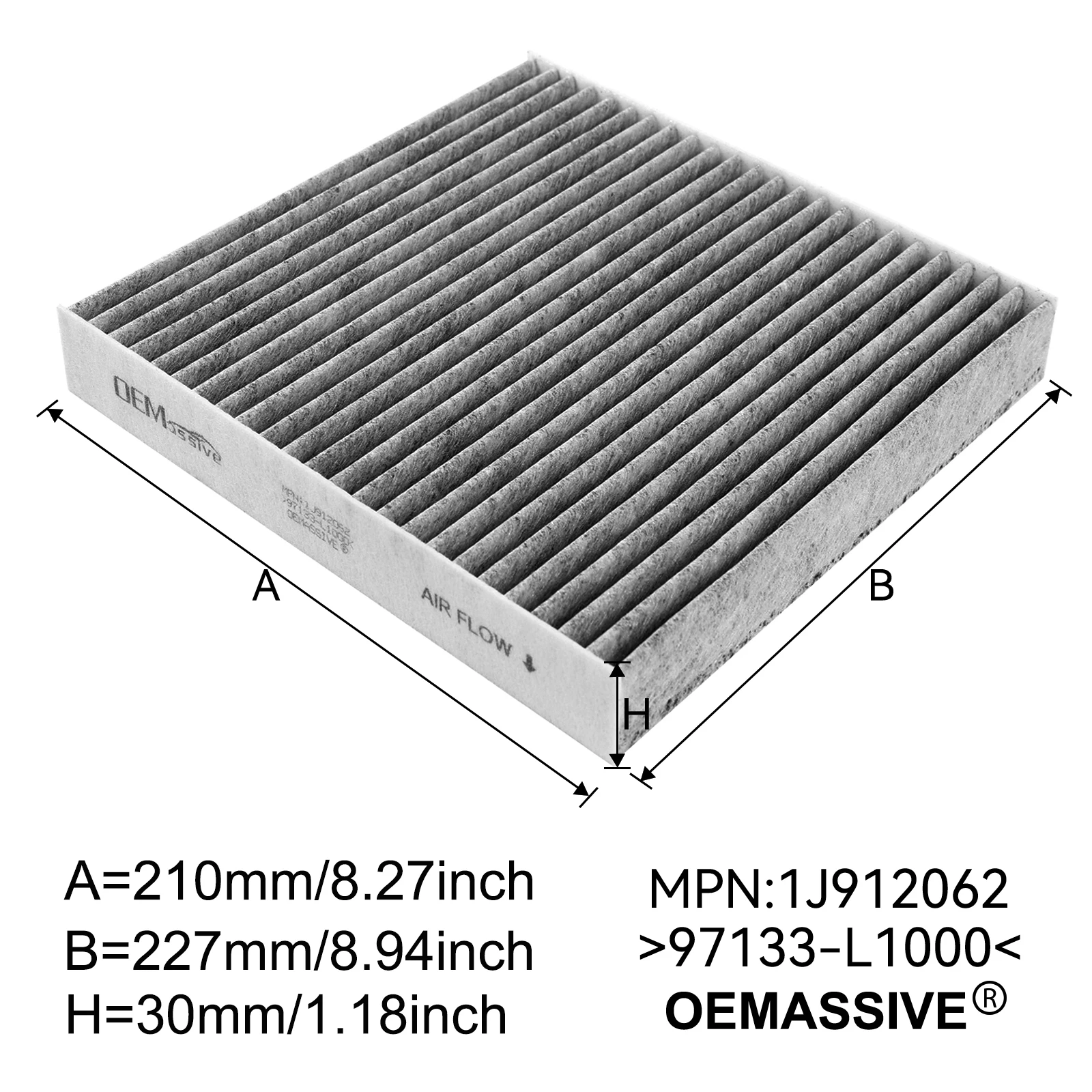 28113-L1000 97133-L1000 Combo Set Engine Cabin Pollen Air Filter For Hyundai Tucson Kia K5 Optima Sportage 2.5L 2022 2023 2024