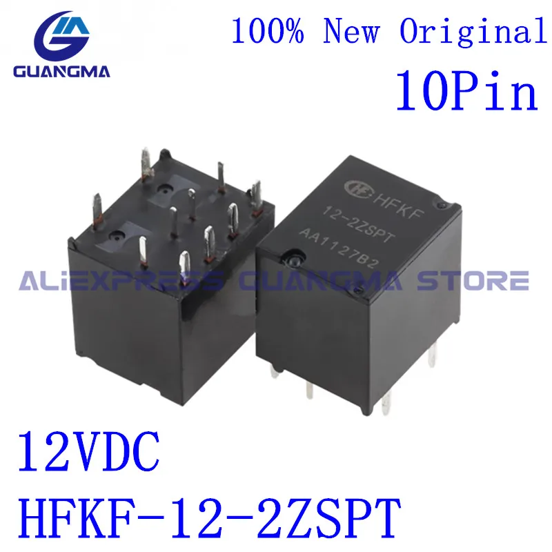 

5PCS 100% New Original Relay HFKF-12-2ZSPT DC12V 10Pin 30A HFKF 012 2ZSPT