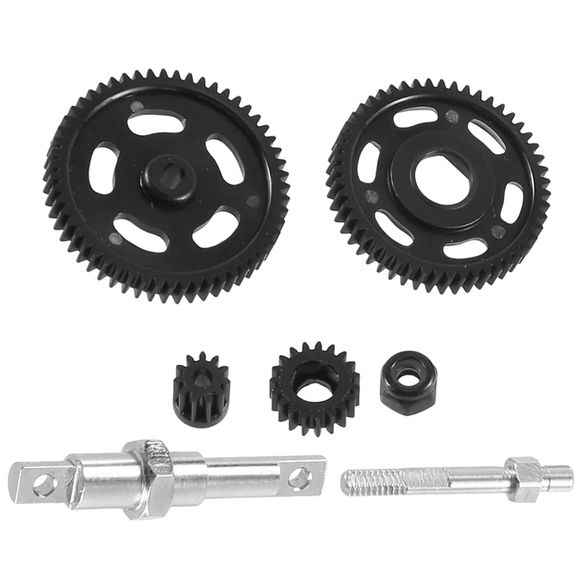 New：Transmission Steel Spur Gear Set for 1/24 RC Crawler Axial SCX24 AXI90081 AXI00002 C10 AXI00001 Upgrade Parts