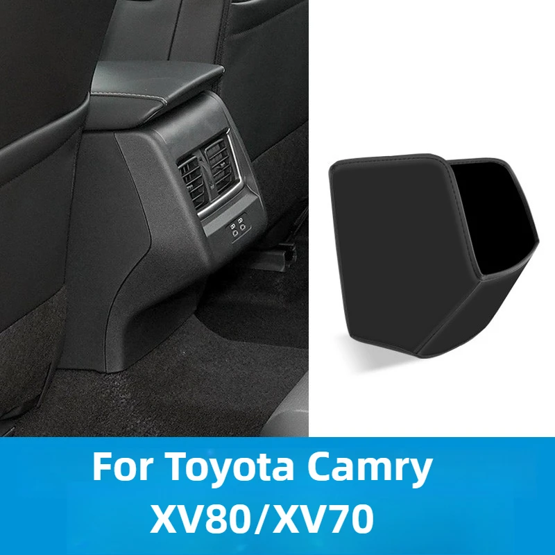 

Armrest Box Anti-Kick Pad For Toyota Camry XV80/XV70 Accessories 2026/2025 Microfiber Leather Scratch-Resistant 2018-2024