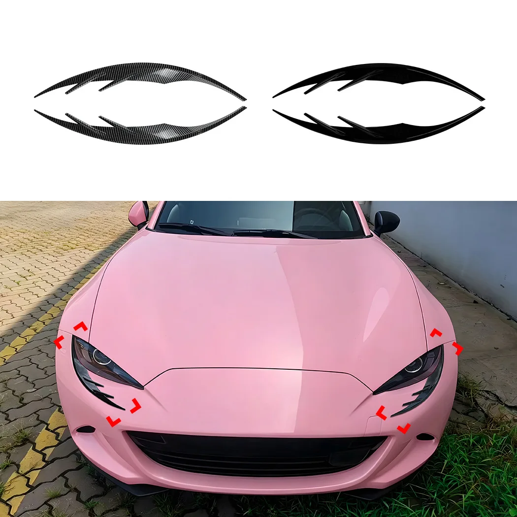 

For Mazda MX-5 Miata ND 2016+ Headlamp body stickers, diffuser air nozzles, Eyebrow stickers car modification accessories