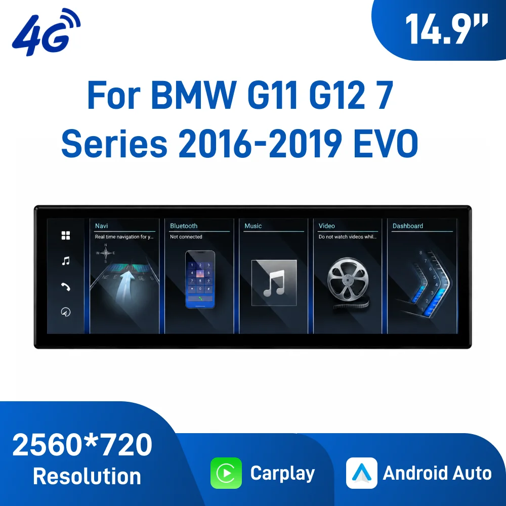Car Multimedia Rear Seat Entertainment - Navigasi Mobil Android 14,9 Inci untuk
