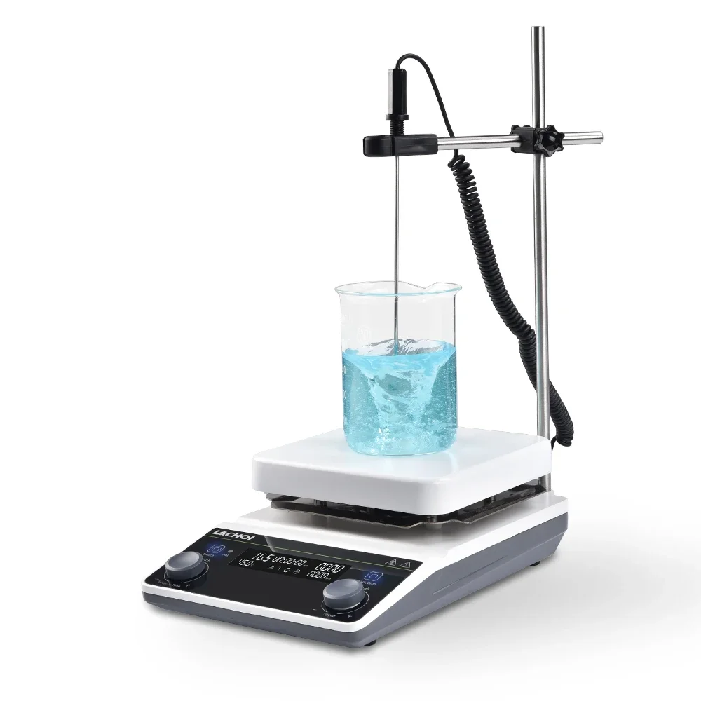 LACHOI lab equipment hot plate with digital temperature control magnetic stirrer