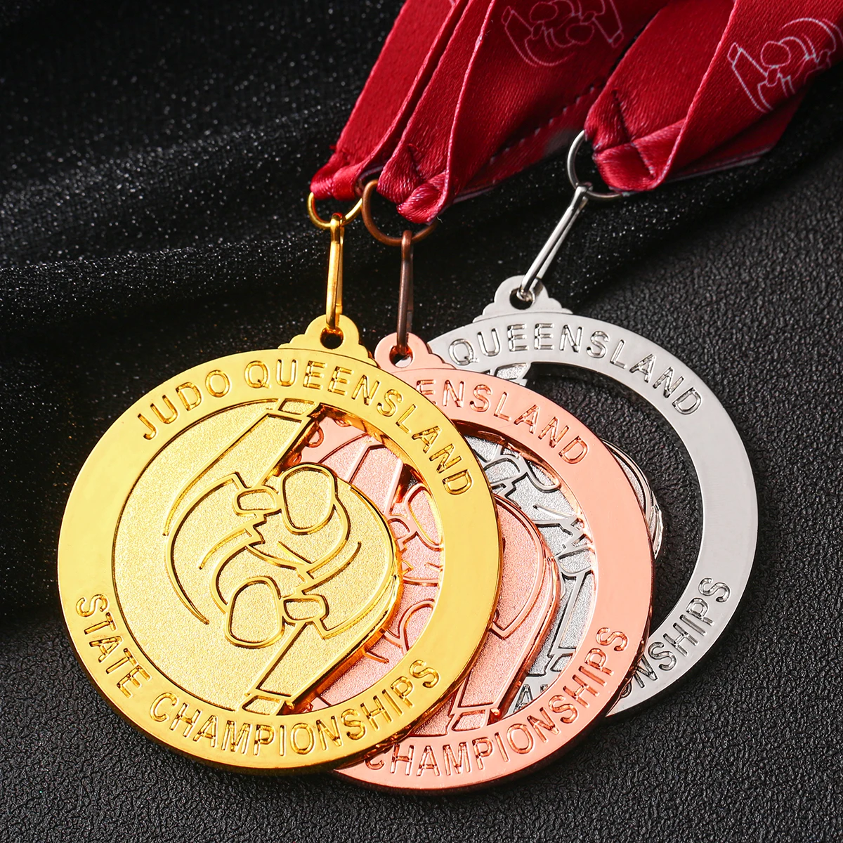 Factory Custom Logo Award Medals with Ribbon Blank Gold Silver Bronze Honor Cycling Running Marathon Metal Sport Medal