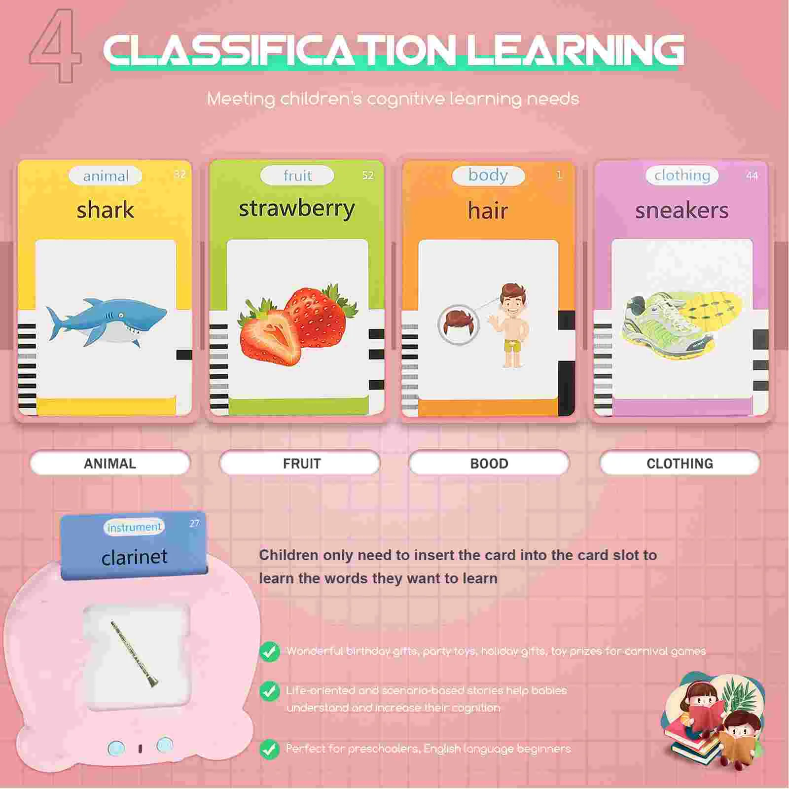 Early Education Machine Funny Children Toy Household Learning Paperboard Speech Toddler