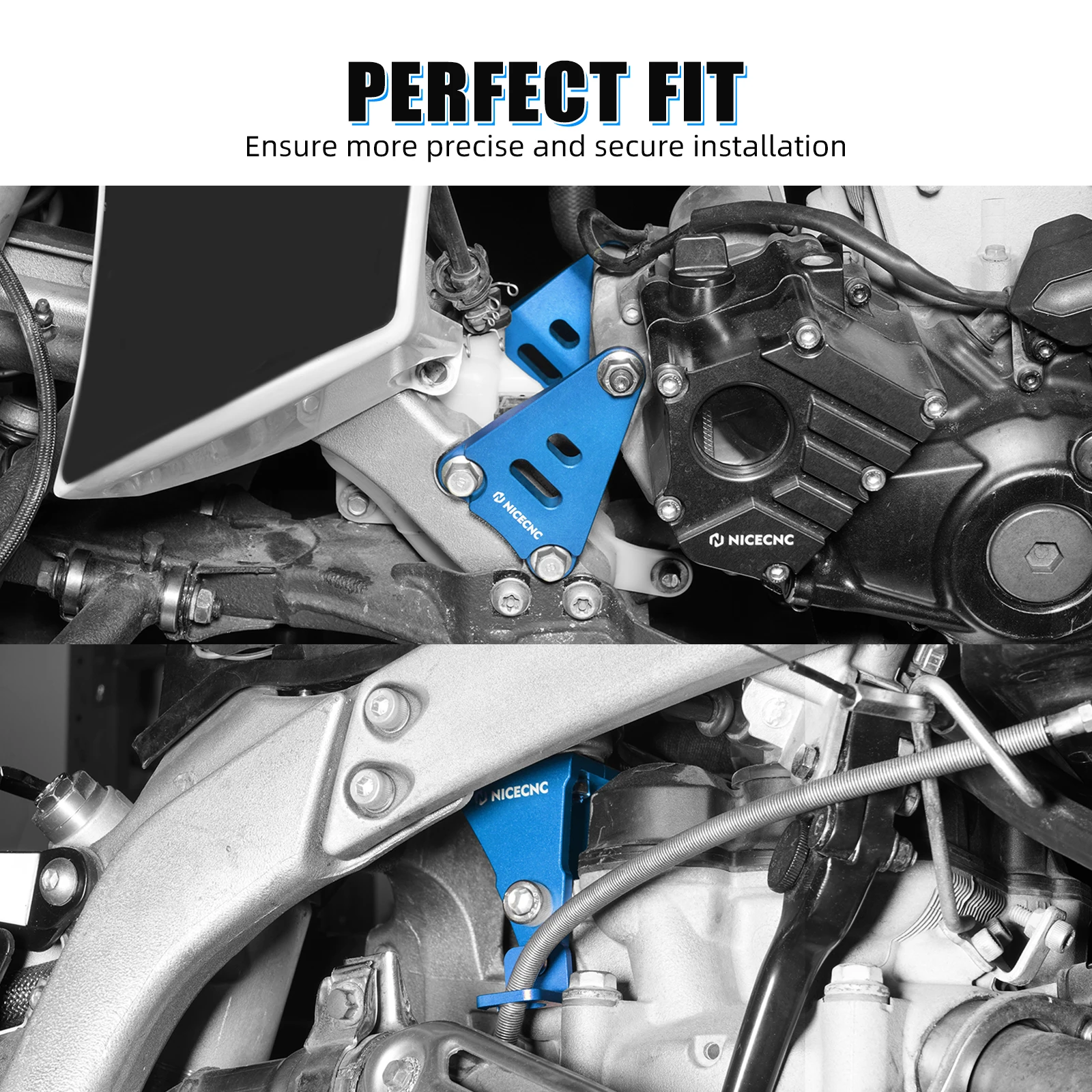 nicecnc-atv-エンジンステー-ヤマハ-yfz450r-rse-2009-2025-yfz450x-2010-2011-交換用-18p-21316-00-00-アルミニウム-3個セット