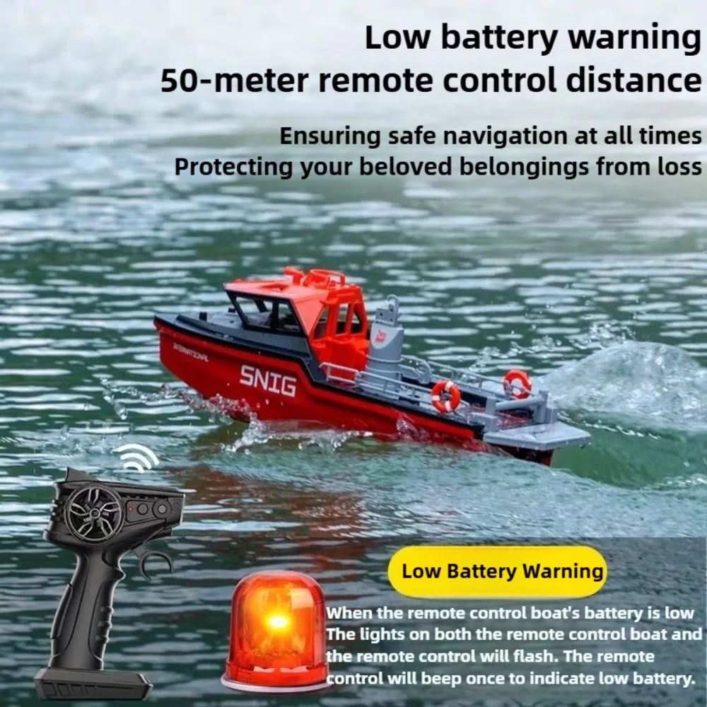 1/32 RC السفن 32 سنتيمتر فرش السيارات الإنقاذ التحكم عن بعد TugBoat متعدد الاتجاهات التحكم RC Schiffe نموذج RTR سفينة لعبة الصبي هدية