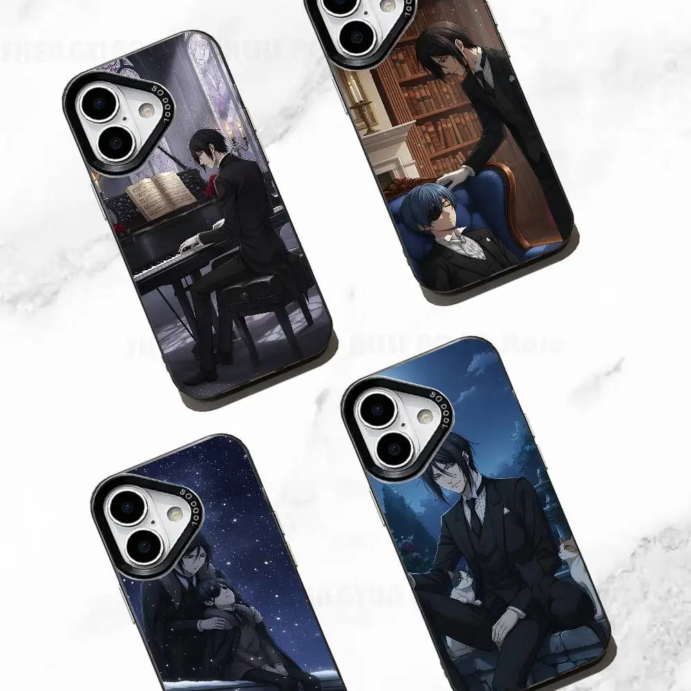 

Anime B-Black Butler Phone Case For IPhone 17 16e 16 15 14 13 12 11 Pro Max X XR XS MAX Back Cover