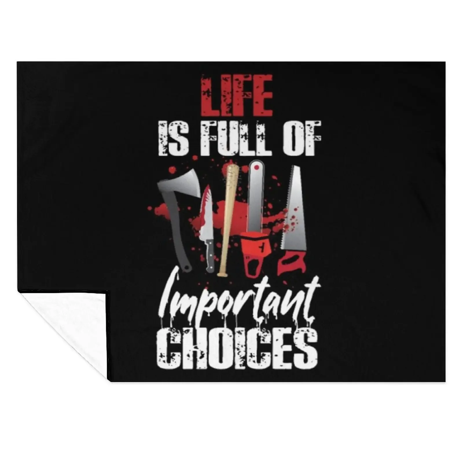

Horror Movie Throw Blanket wednesday halloween For Baby Decoratives Blankets