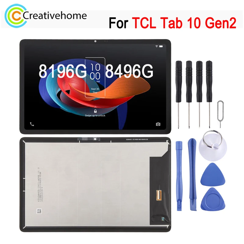 10.36-inch IPS LCD Screen For TCL Tab 10 Gen2 / 8196G / 8496G, 2023 Tablet LCD Display Touch Screen Replacement Part