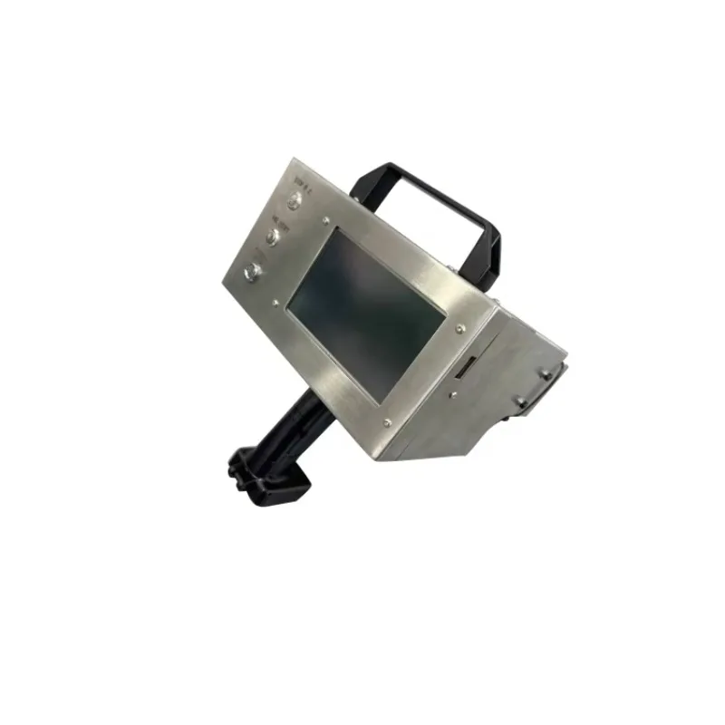 

Handheld Portable Serial Number Engraving Machine With LCD Touch Screen On Metal Bars
