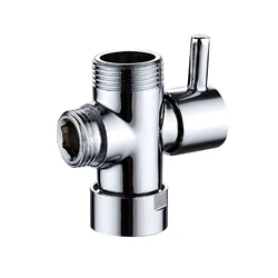 3-Way Brass G3/4 G1/2 Shower Diverter Valve, Bathroom Accessories