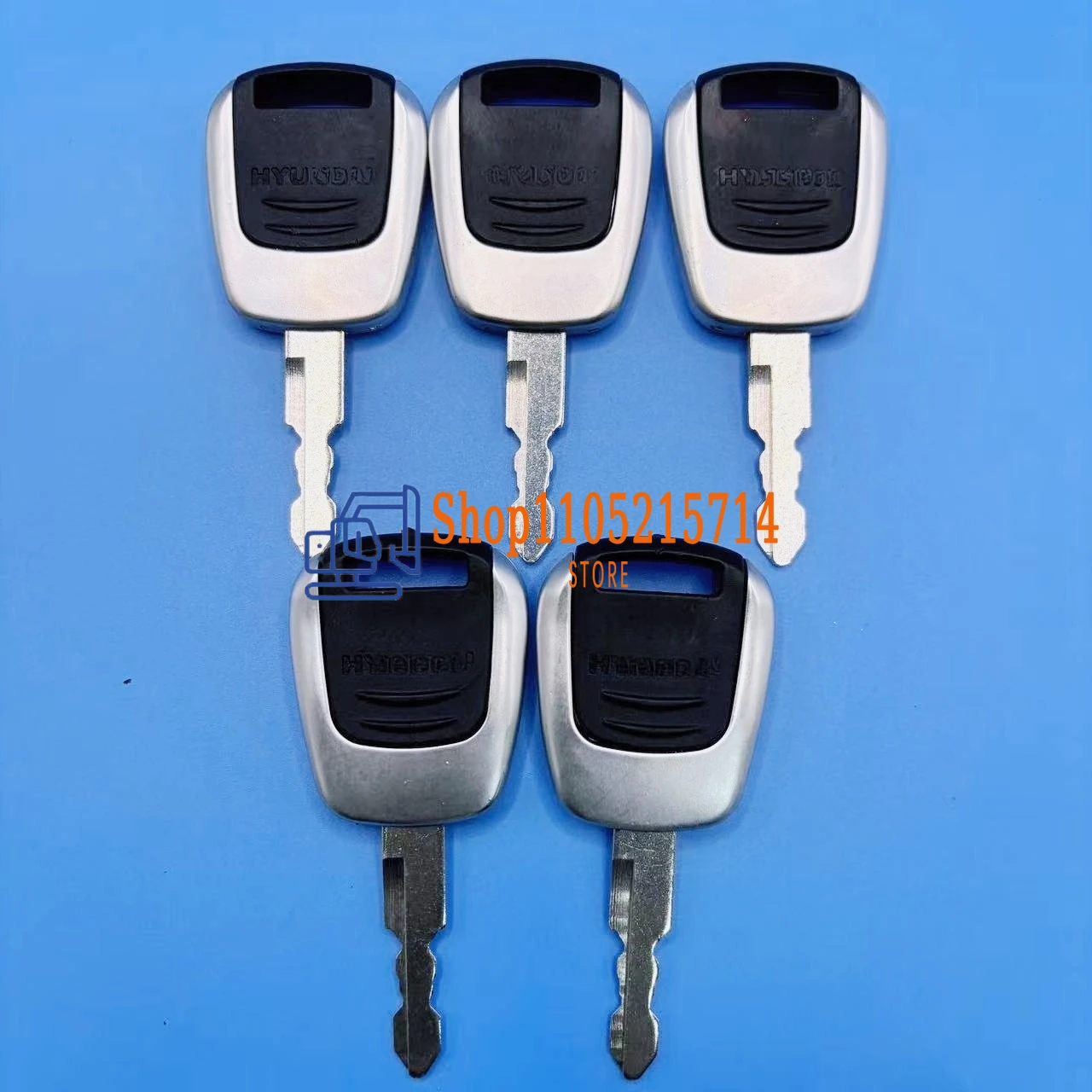 10PCS 21Q4-00090 Ignition Key Modern Excavator 60 / 80 / 150 / 215 / 305-9 Ignition Key for Excavator R200-9 Engine